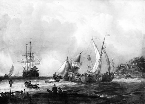 Showers on the Sea, 1686, Abraham Storck