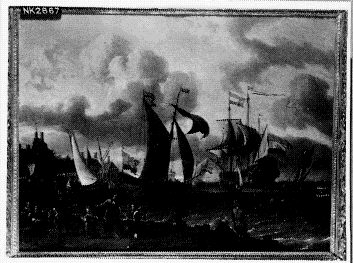a sea-port, 1691, Abraham Storck