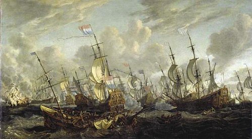 The Four Days' Battle, 1-4 June 1666, 1670, Abraham Storck
