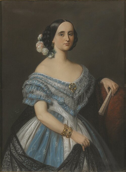 Julie (Julia Mathilda) Berwald, g. Åkerhielm af Margrethelund (1822-1877), operasångerska, gift med , 1860, Maria Röhl