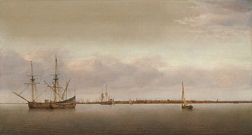 View of Hoorn, 1650, Abraham de Verwer