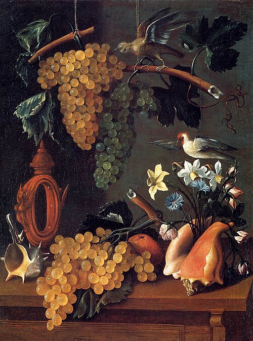 Nature morte aux raisins, 1650, Juan de Espinosa