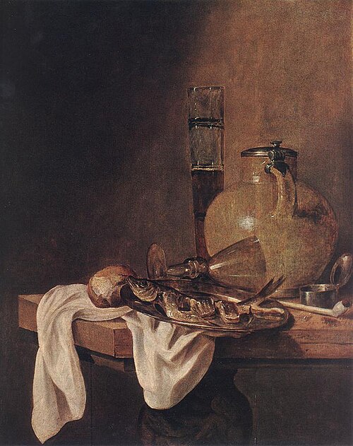 The Breakfast, 1650, Abraham van Beijeren