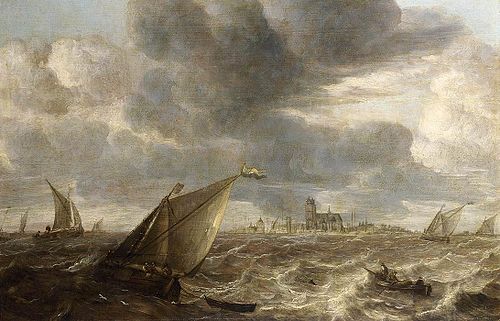 River Landscape, 1650, Abraham van Beijeren