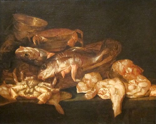 Still-life with Fish, 1650, Abraham van Beijeren
