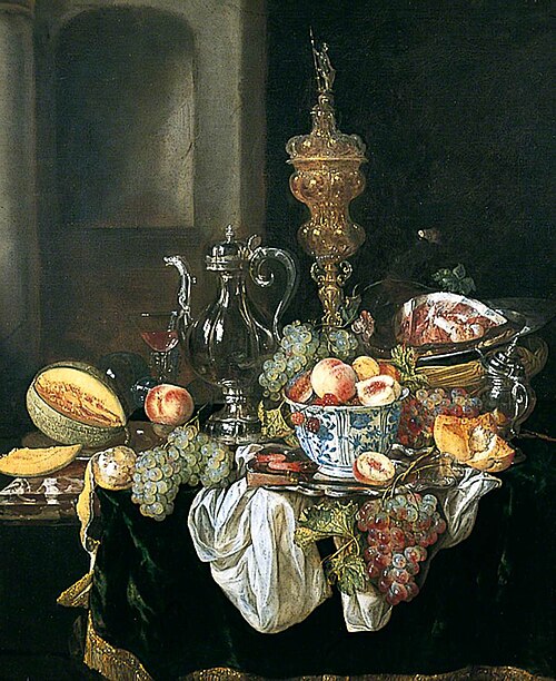 Banquet Still Life, 1650, Abraham van Beijeren