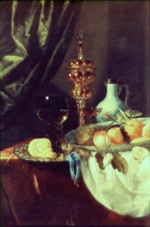 Still life with Pronkbeker., 1660, Abraham van Beijeren