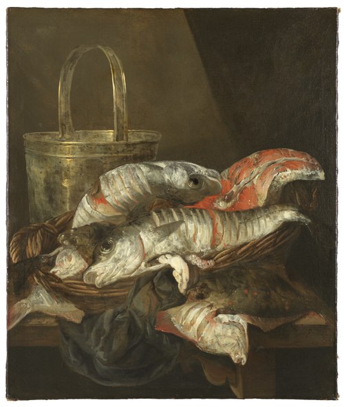 Still Life with Haddocks and Plaice, 1660, Abraham van Beijeren