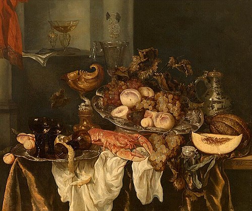 Still Life., 1650, Abraham van Beijeren