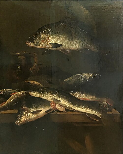 Still-life with Carp, 1647, Abraham van Beijeren