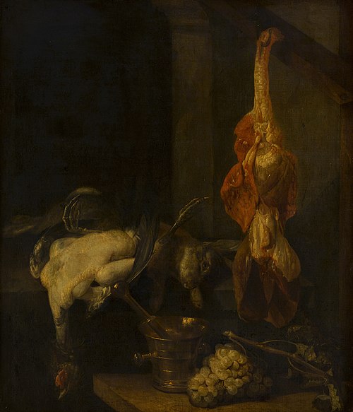 Still Life with Game and Fowl, 1650, Abraham van Beijeren