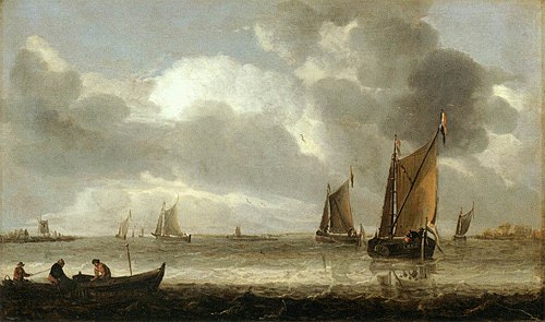 The Silver Seascape, 1675, Abraham van Beijeren