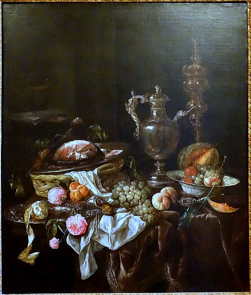 Nature morte, 1670, Abraham van Beijeren