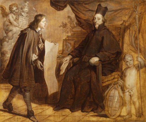 Portrait of a Prelate and a Young Man, 1632, Abraham van Diepenbeeck