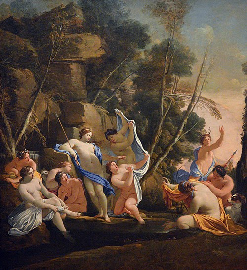 Diane et Actéon, 1637, Michel Dorigny