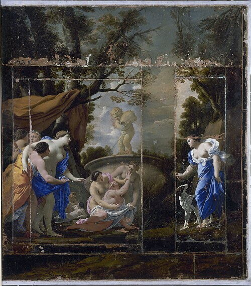 Diane découvrant la grossesse de Callisto, 1637, Michel Dorigny