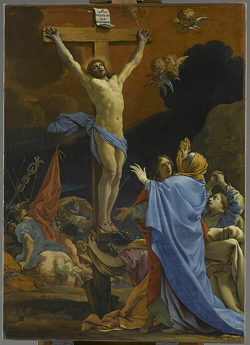 Le Christ en croix, 1650, Michel Dorigny