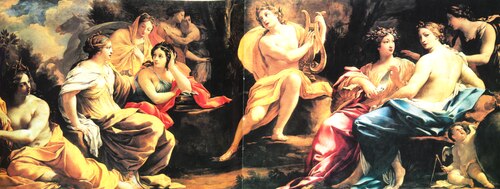 Apollo and the Muses, 1640, Michel Dorigny