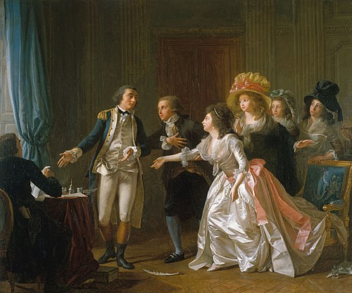Le Contrat de mariage interrompu, 1789, Michel Garnier