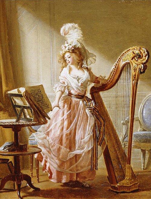The Music Lesson, 1788, Michel Garnier