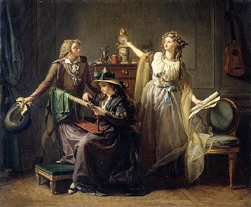 Scène de reproches, 1794, Michel Garnier