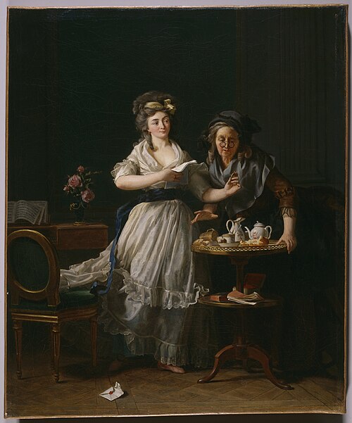The Letter, 1791, Michel Garnier