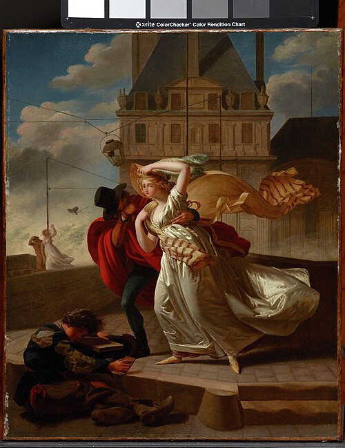 Gust of Wind on the Pont Royal, , Michel Garnier