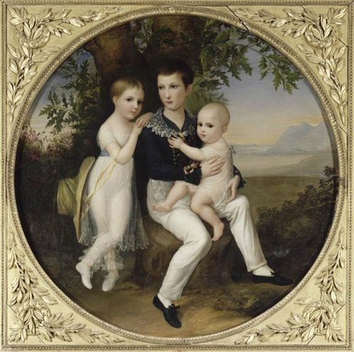 Les Enfants de Jérôme Bonaparte, 1825, Michel Ghislain Stapleaux