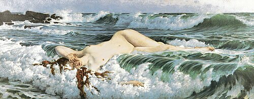 The Birth of Venus, , Adolf Hirémy-Hirschl