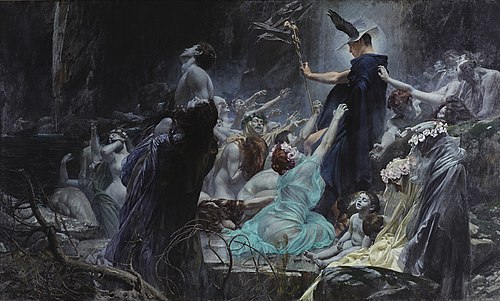 Souls on the Banks of the Acheron, 1898, Adolf Hirémy-Hirschl