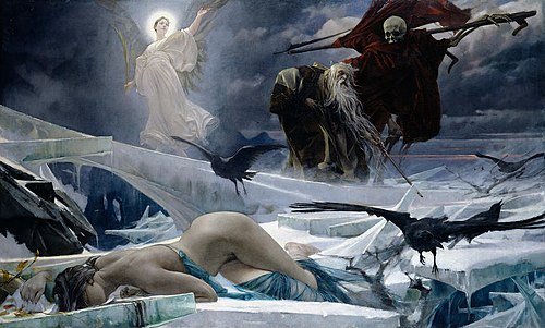 Ahasuerus at the End of the World, 1888, Adolf Hirémy-Hirschl