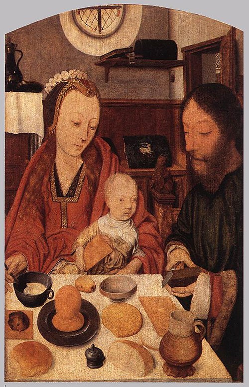 Die Heilige Familie beim Mahl, 1505, Jacob Jansz.