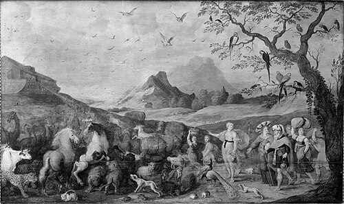 Embarking Noah's ark, , Hans Jordaens