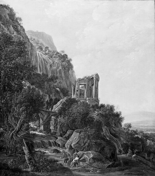 Cascatellen ved Tivoli, 1809, Hans Jordaens