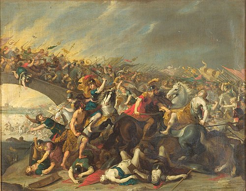 Fight with Amazons, 1633, Hans Jordaens