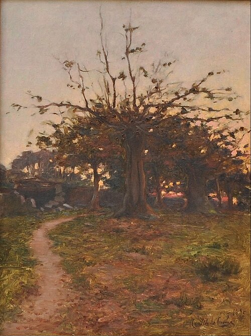 Autumn Landscape, 1895, António Cândido da Cunha