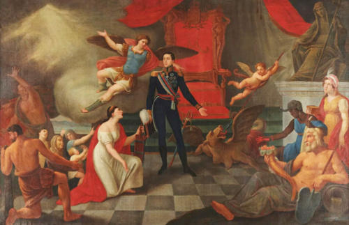 Entrega do Leme a D. Miguel, 1828, Arcângelo Fuschini