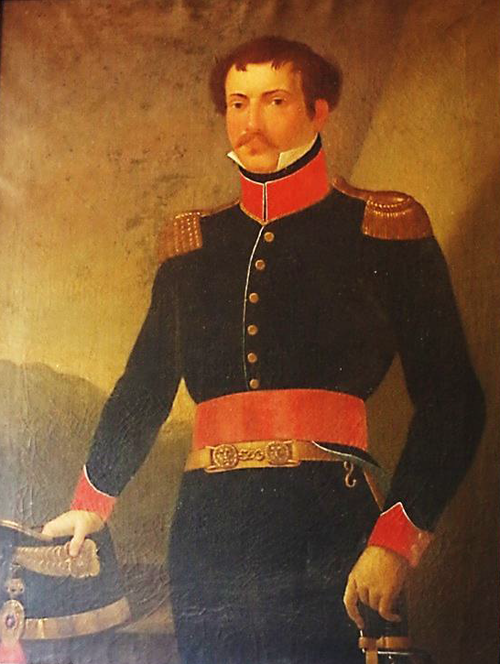 Retrato de D. João Carlos Ulrico de Oyenhausen e Almeida, Conde de Oyenhausen, 1822, Arcângelo Fuschini