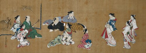 Entertainment Scene, 1731, Miyagawa Chōshun
