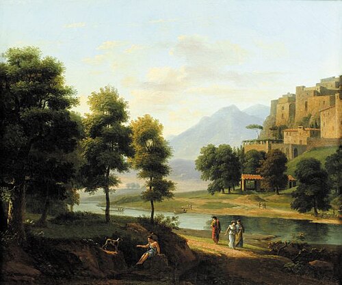 Paysage d’Arcadie, 1817, Jean-Victor Bertin