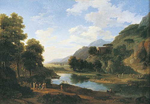 Paysage historique, 1830, Jean-Victor Bertin