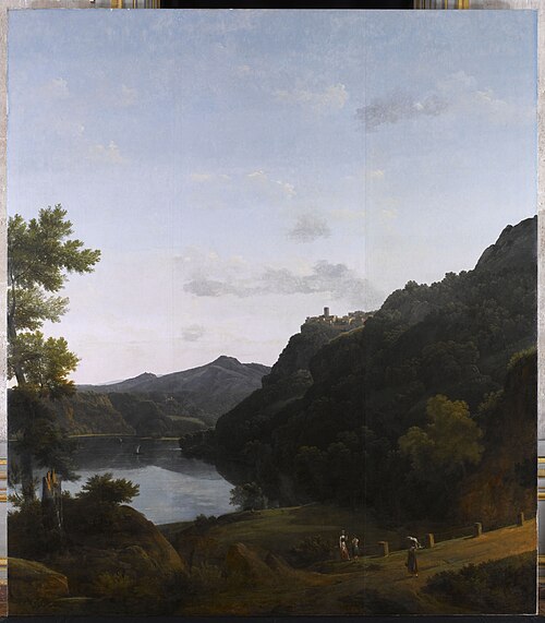 Paysage d'Italie, 1819, Jean-Victor Bertin