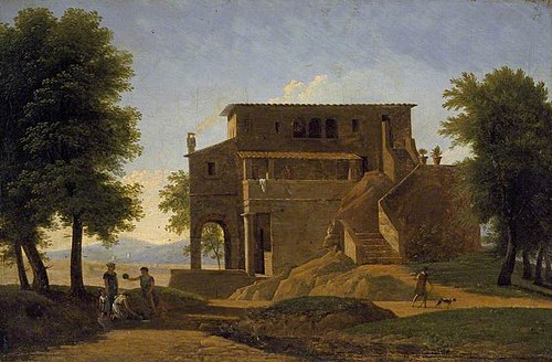 An Italian Villa, , Jean-Victor Bertin