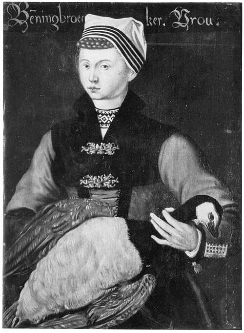 Woman from Benningbroek in country dress, 1570, J. van Horst