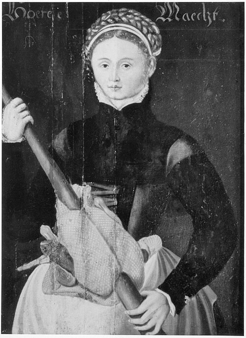 Girl from Goeree in country dress, 1570, J. van Horst