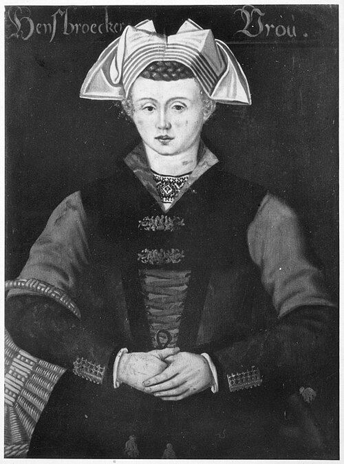 Woman from Hensbroek in country dress, 1570, J. van Horst