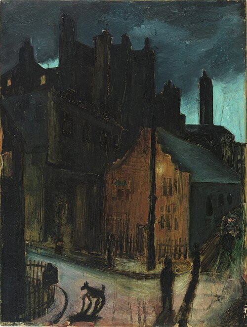 London Blackout, 1944, Molly Lamb Bobak