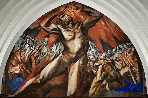 Prometheus, 1930, José Clemente Orozco