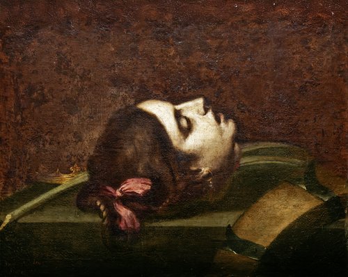 Tête de sainte Catherine d'Alexandrie, 1652, Sebastián de Llanos Valdés