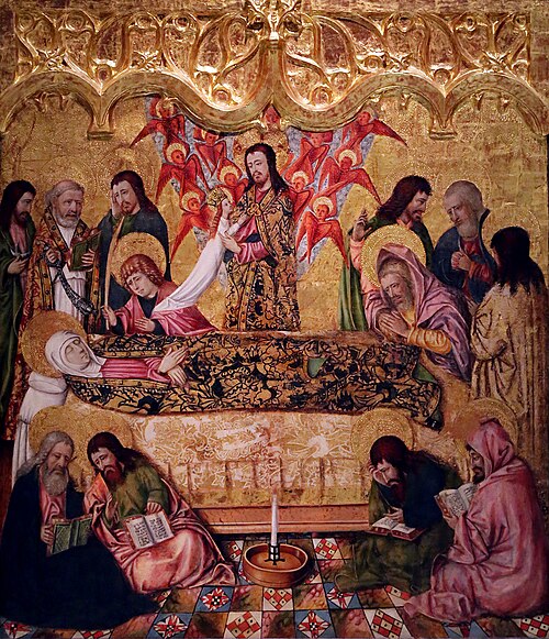 Tránsito o Dormición de la Virgen, 1460, Juan Rexach